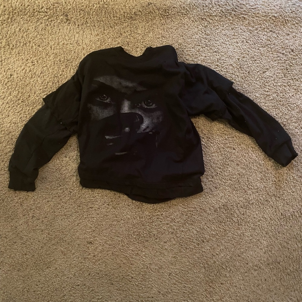 Black Graphic Men's Longsleeve